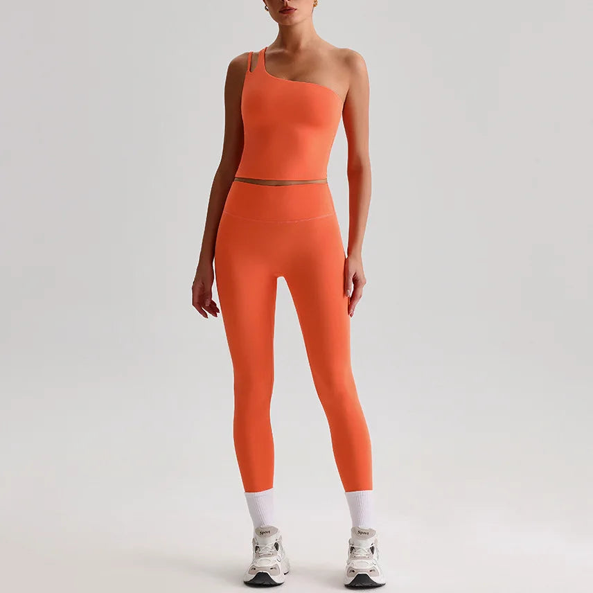Aurelia One-Shoulder Yoga Set