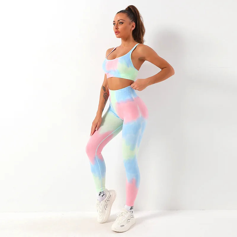 TieDyeFlex Seamless Yoga Set