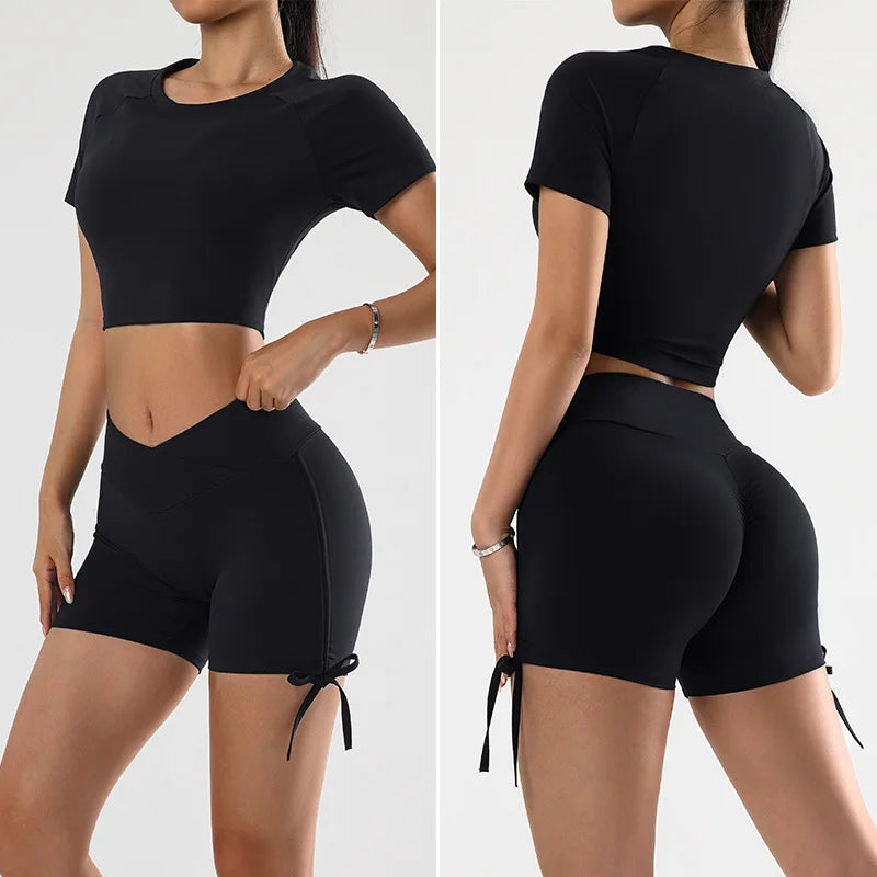 FlexiFit Yoga Shorts Set