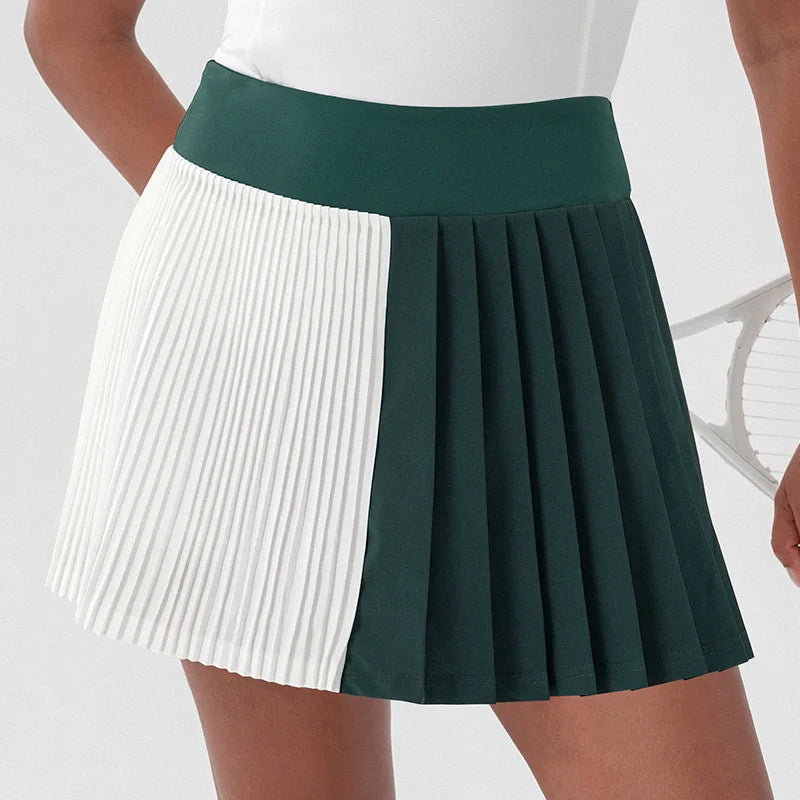 CourtFlex Women’s Pleated Tennis Skirt Set